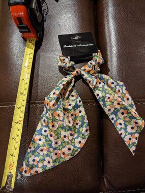 Pretty New Colorful Floral Ponytail Scarf Hair Fashion Accessories.